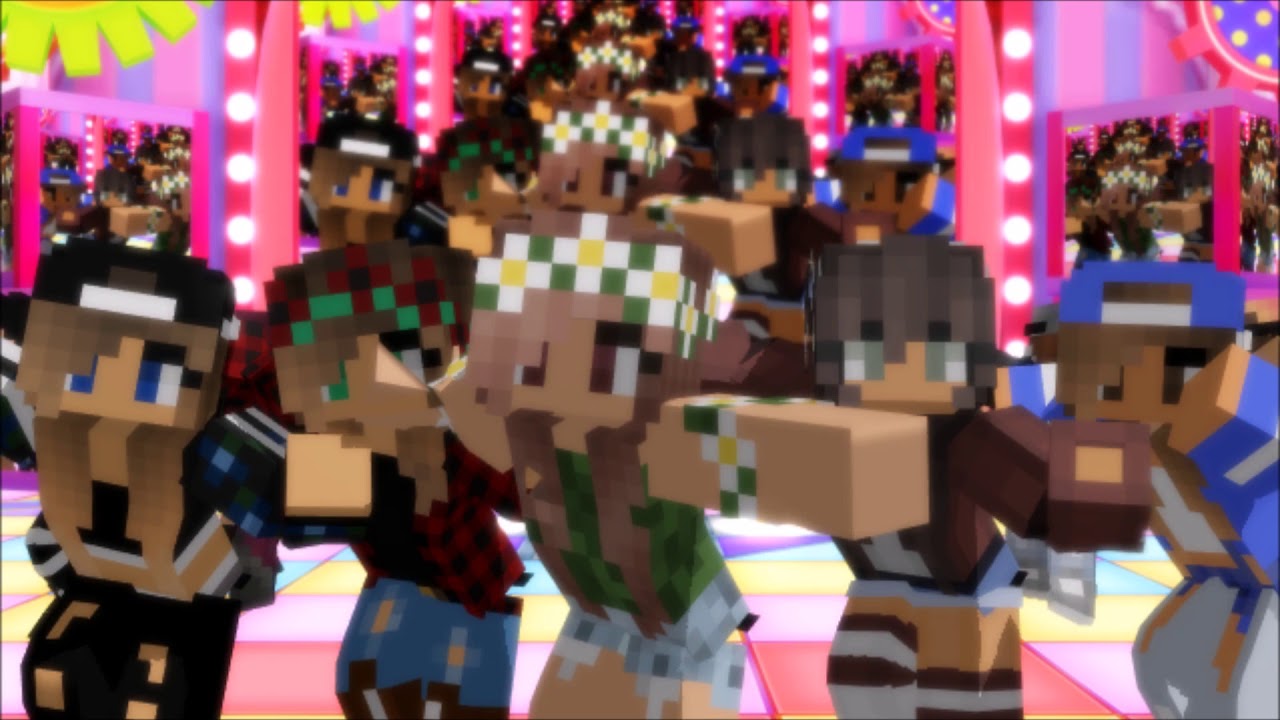MMD Kimagure Mercy Minecraft
