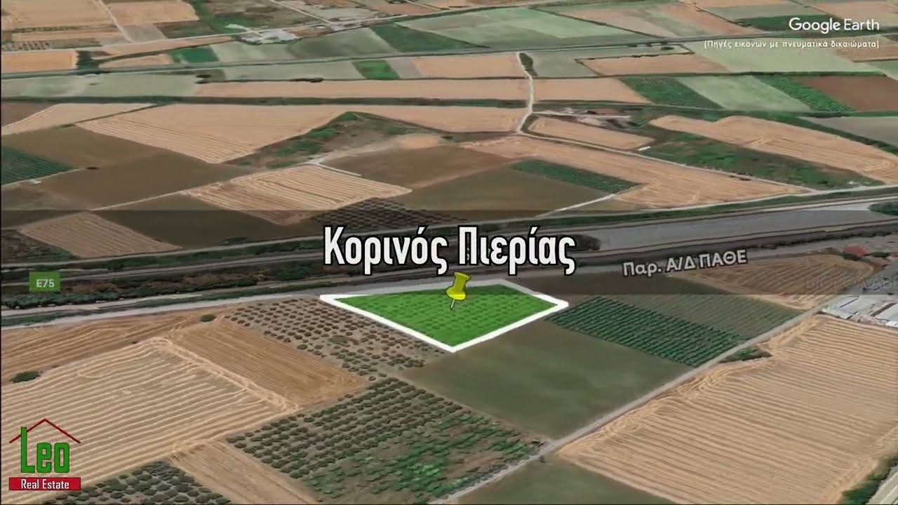 Πωλείται Αγροτεμάχιο 6.887 τ.μ. στον Κορινό Πιερίας | Leo Real Estate | Pieria - Greece