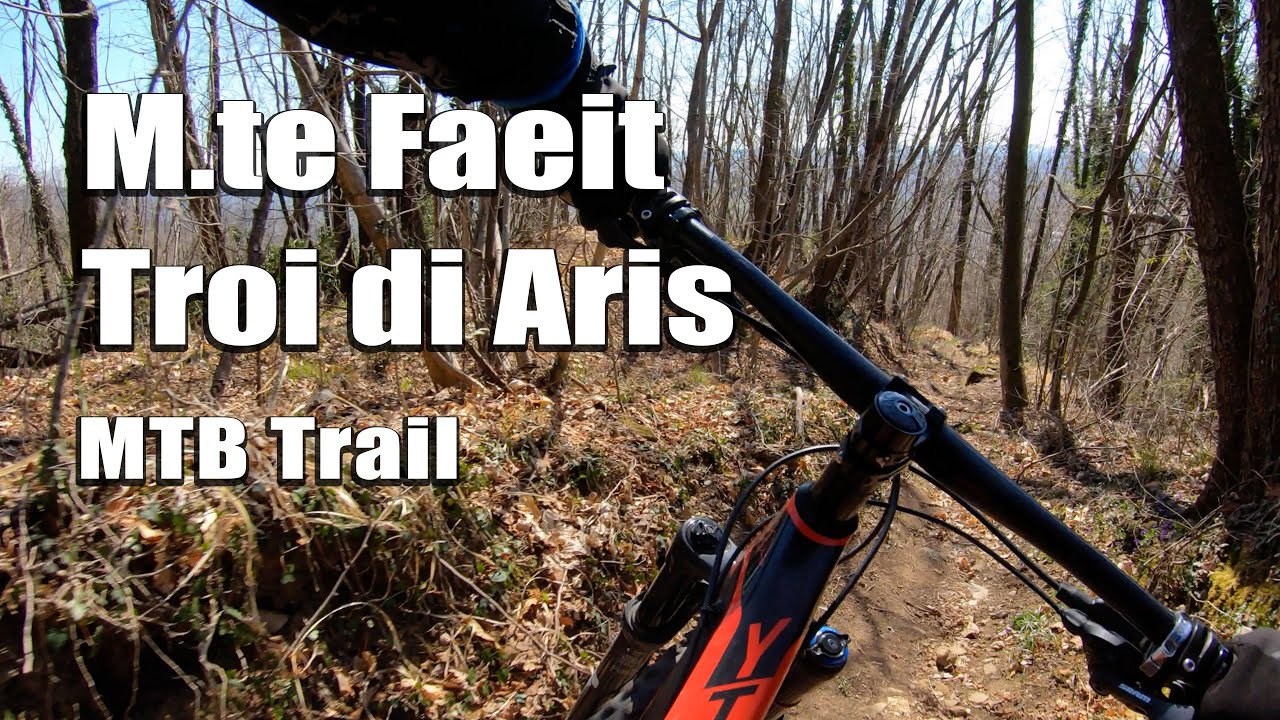Monte Faeit - Troi di Aris - Orange - Troi des cascades MTB Trail