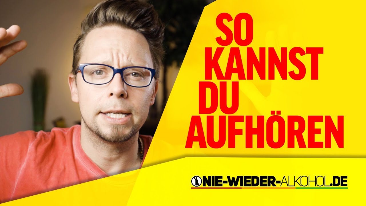 So kannst (!) du aufh&ouml;ren zu trinken...