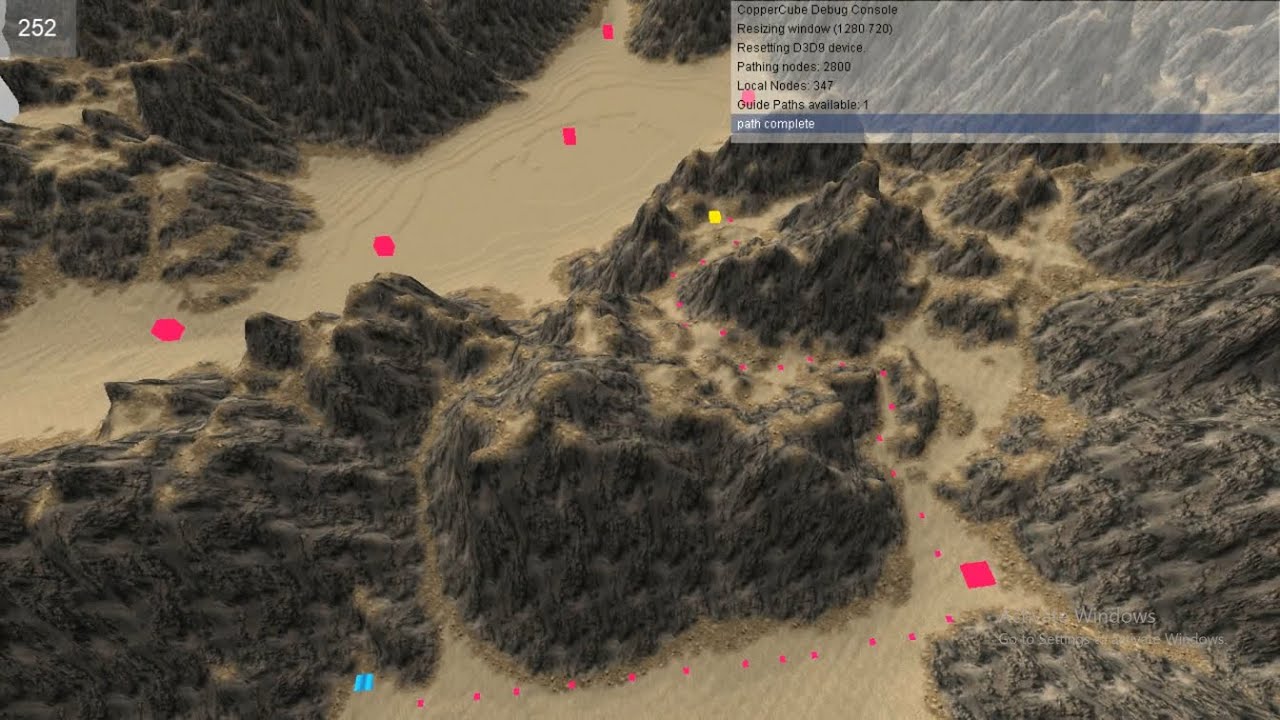 CopperCube 6 - Terrain PathFinding