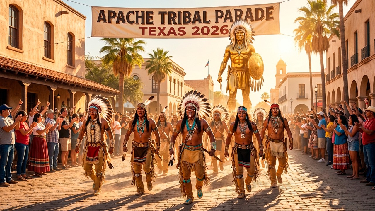 APACHE TRIBAL PARADE Texas 2026: Warrior Spirit & Sacred Land | Indigenous Heritage Festival