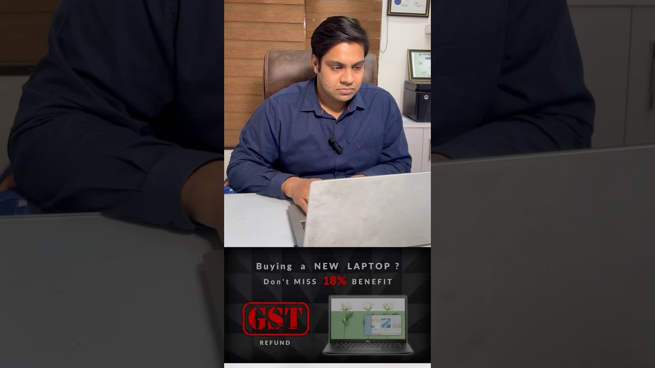&ldquo;Claim 18% GST discount on your laptop! 💻 Don&rsquo;t miss this tax-saving hack! ⚡ #GST #discount