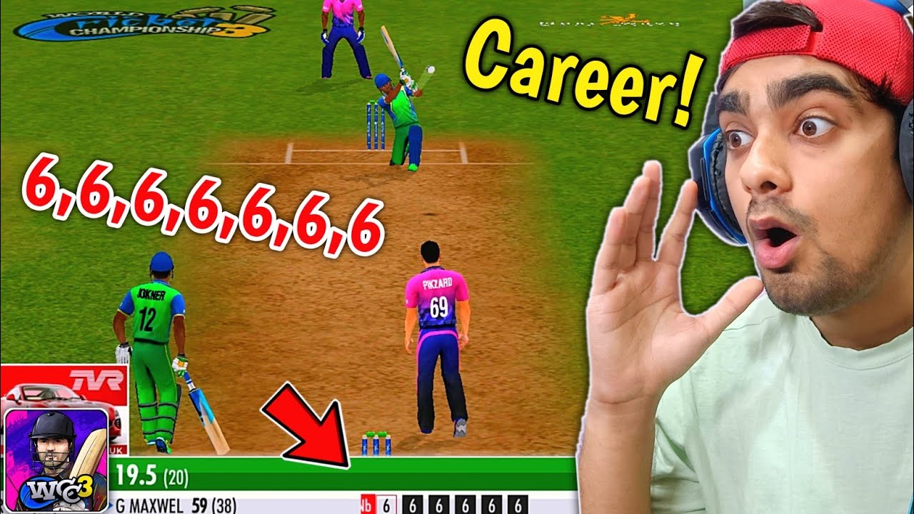 MAXWELL Hit *7 SIXES* AGAINST ME! WCC3 CAREER Mode