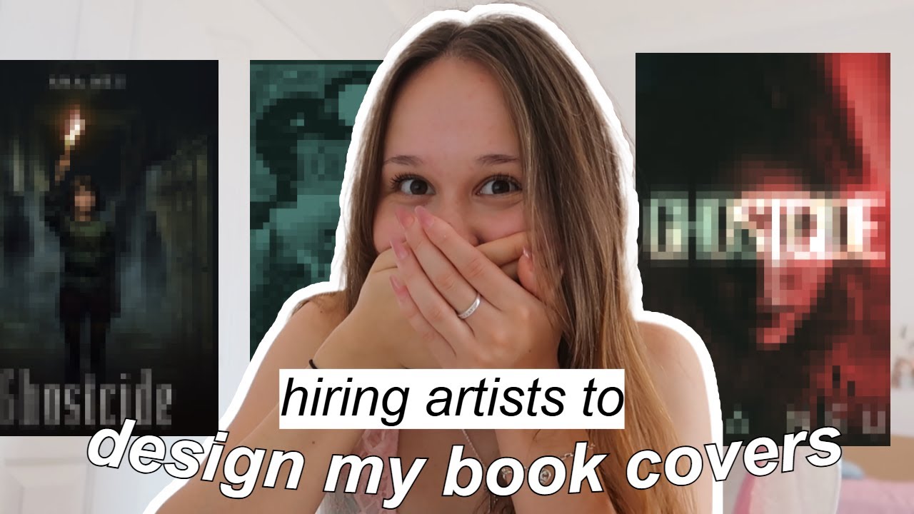 hiring artists to design my book covers 👩🏻‍💻👻 (for my debut novel GHOSTCIDE) full process