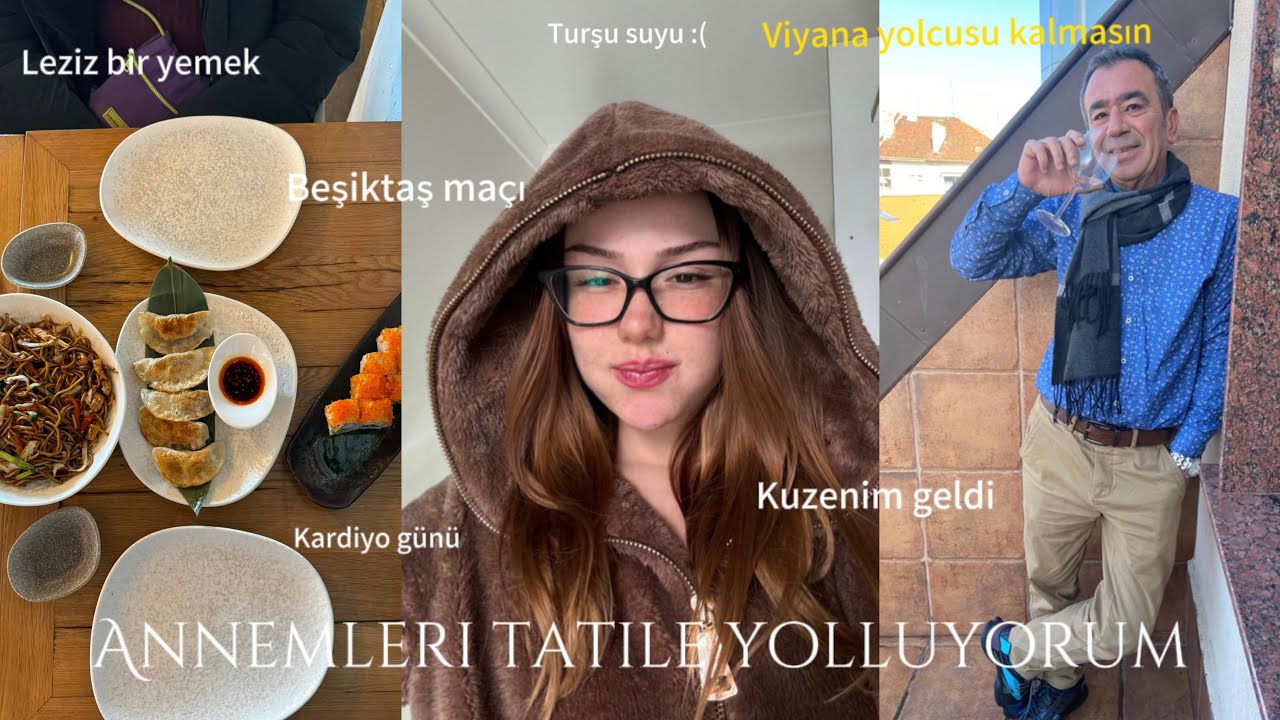 ANNEMLERİ VİYANA`YA YOLLUYORUM| Batu geldi, kardiyo günü, turşu suyu deneyimim, Beşiktaş maçı…