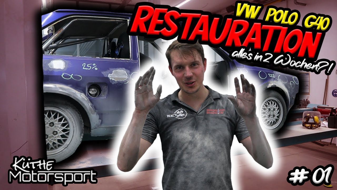 RESTAURATION vom VW POLO G40 in 2 WOCHEN?! | Teil 01 | 86C | G-Lader | Küthe Motorsport