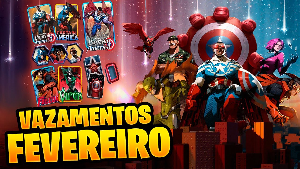 DATAMINE DE FEVEREIRO 2025: TUDO SOBRE O NOVO CAPITÃO AMÉRICA |Marvel Snap