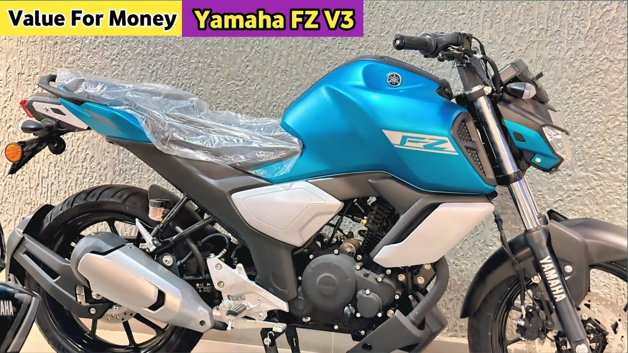 Aagaya Yamaha FZ V3 Stylish & Powerful Bike Review🏍️ Value for Money Version Price Mileage Features