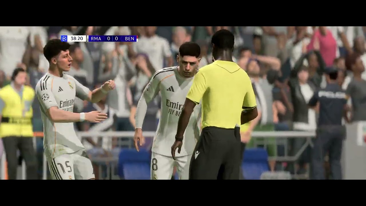 Real Madrid vs SL Benfica UCL FC26 Modded