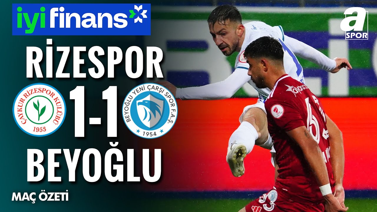 Çaykur Rizespor 1-1 Beyoğlu Yeni Çarşı | MAÇ ÖZETİ | Ziraat Türkiye Kupası C Grubu 3. Hafta Maçı