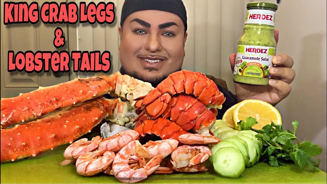 GIANT Alaskan King Crab Legs & Lobster Tails | HERDEZ Guacamole Salsa