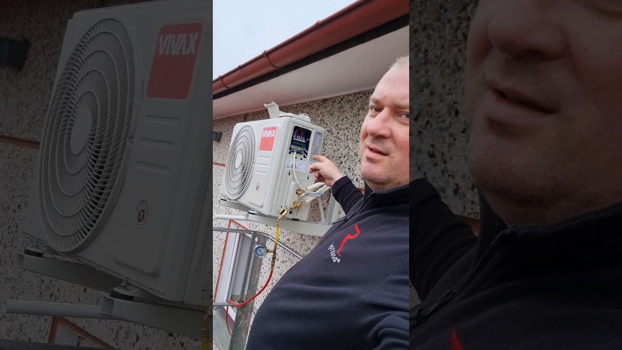 Jak zamontować klimatyzację instalacja jednostki zewnętrznej klimatyzatora #klimatyzacja #montaż