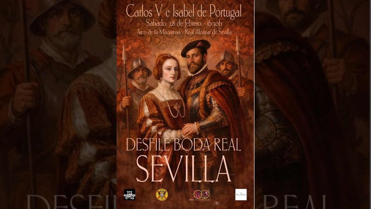 🇪🇸 Boda Real en Sevilla: Carlos V e Isabel de Portugal.
