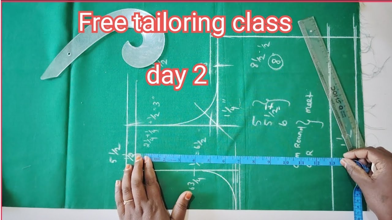day 2 cutting video,free tailoring class.