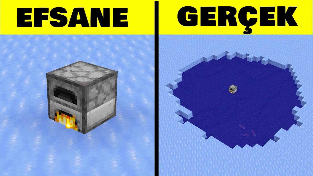 Minecraft Bloklarıyla İlgili Hala İnandığınız 47 EFSANE