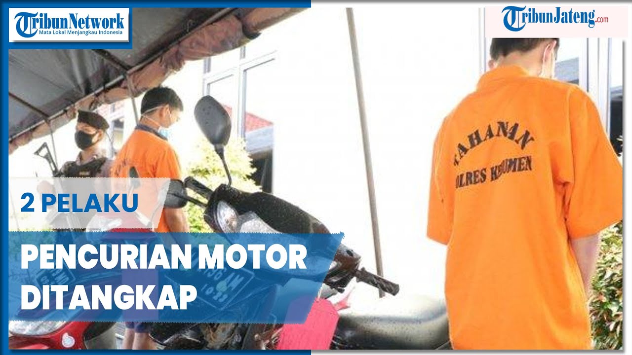 2 Pelaku Pencurian Motor di Kebumen Ditangkap