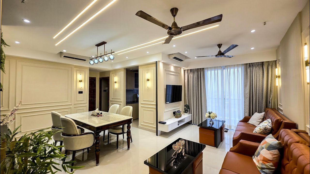 Classic Home Interior Design At  IDEAL UNIQUE  RESIDENCY In Kolkata By Balaji design Studio