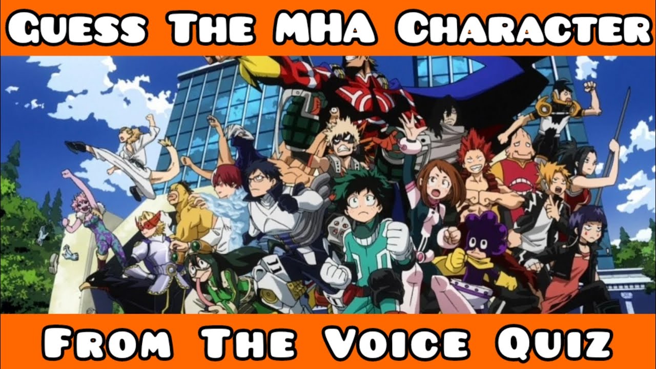Guess The My Hero Academia Character From The Voice Quiz #quiz #myheroacademia