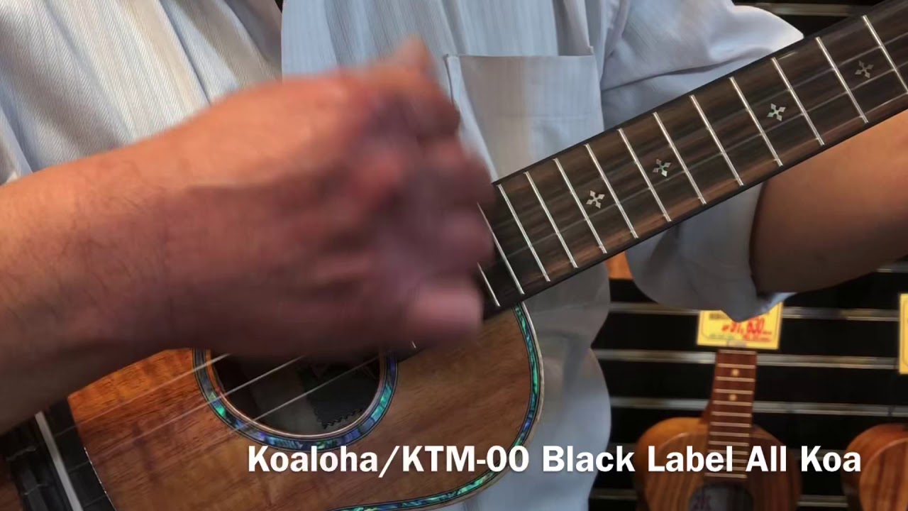 Koaloha/ KTM-00 Black Label All Koa 【山野楽器ロックイン新宿 アコースティックギターフロア】