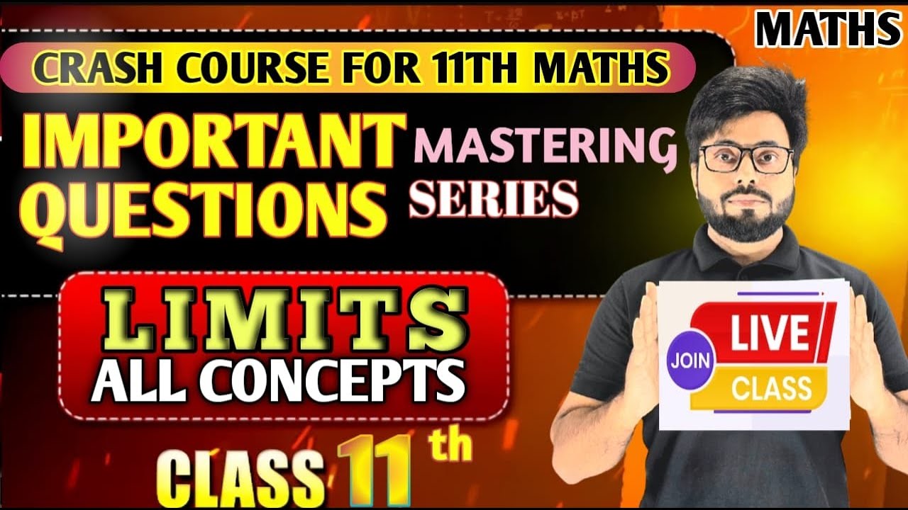 Class 11 Maths LIVE | Limits One Shot Revision  | All Concepts + Questions |  limits and derivative