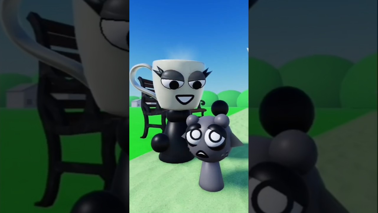 Sprunki Gray Baby Poor! #roblox #animation #sprunki #Brainrot #Gray #Tunner #Wenda