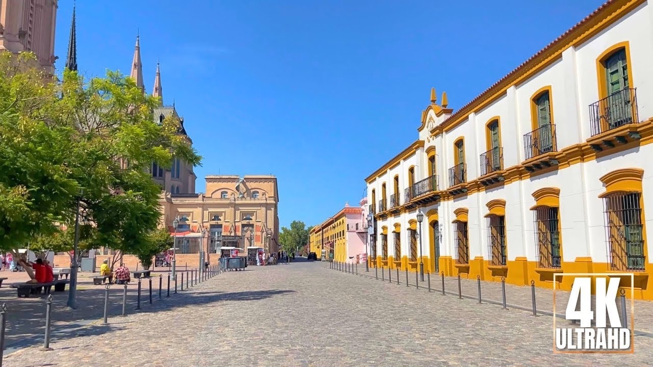 [4K] Walking in Luján, Argentina 🇦🇷 | Basilica & Historic Center