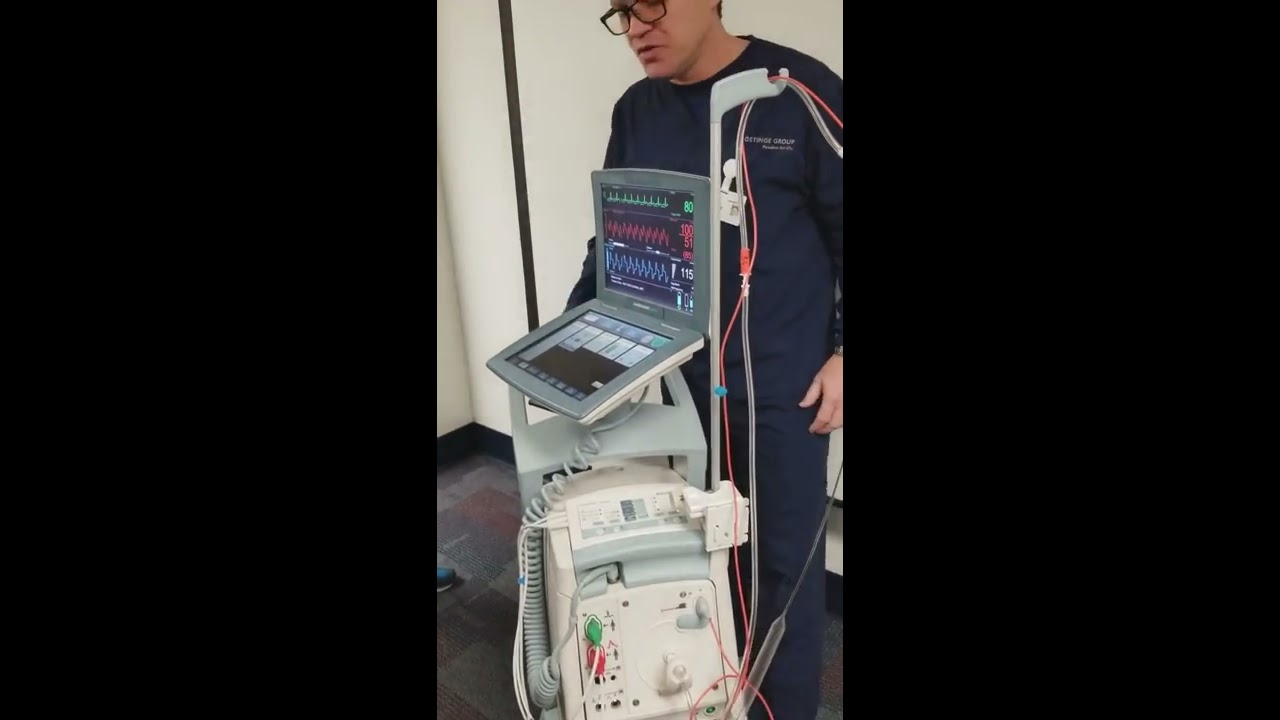 IABP  machine set up