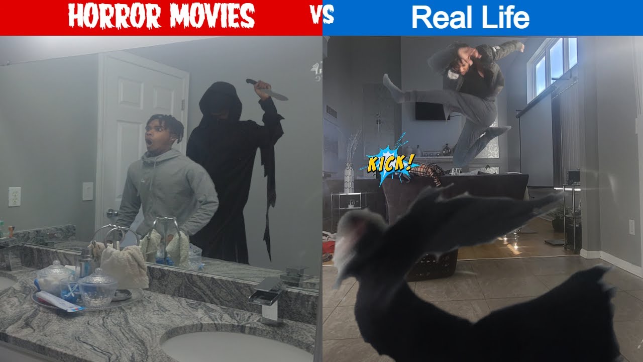 How People be in Horror Movies vs Reality
