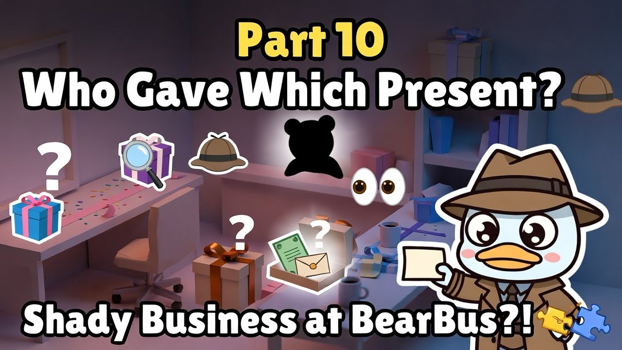 Duck Detective Gameplay Part 10 | Who Gave Which Present? 🎁 Shady Business at BearBus?! 🕵️‍♂️