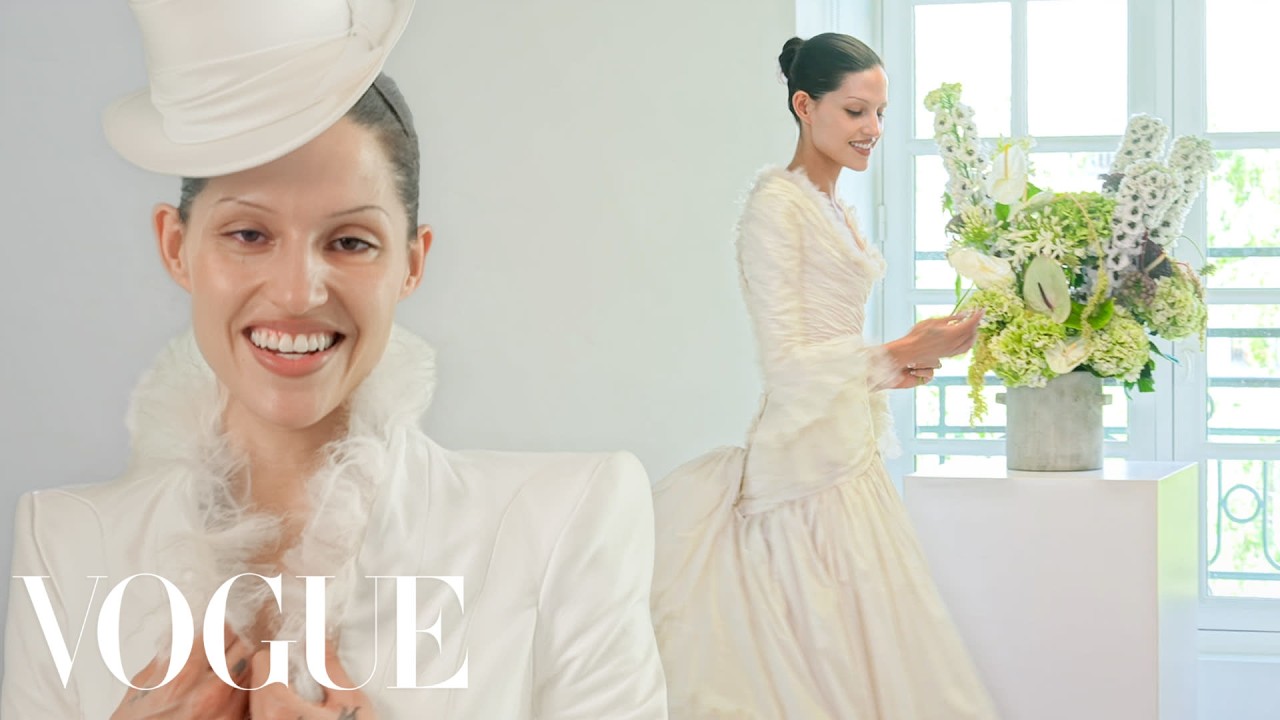Inside Model Gabbriette&rsquo;s Wedding Dress Fitting | Vogue