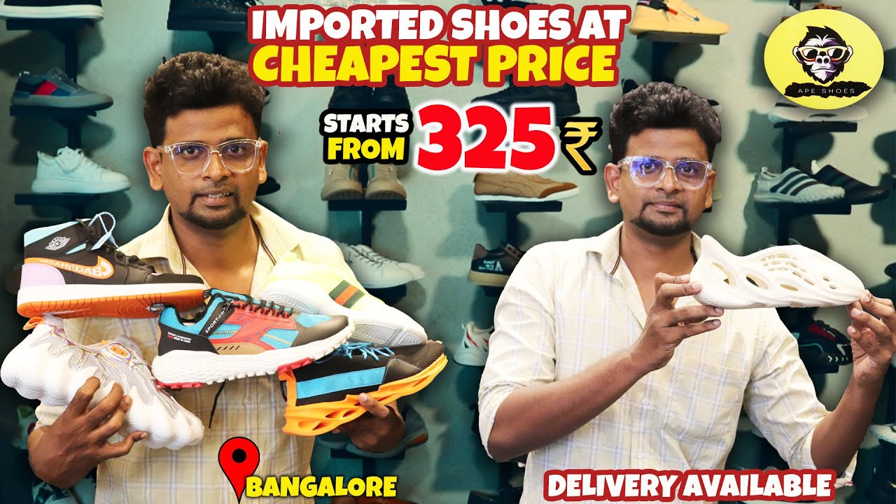 ரூ /- 325 முதல் Premium Quality Shoes | Wholesale Price | Imported Shoes In Bangalore | Sandy Vlogs
