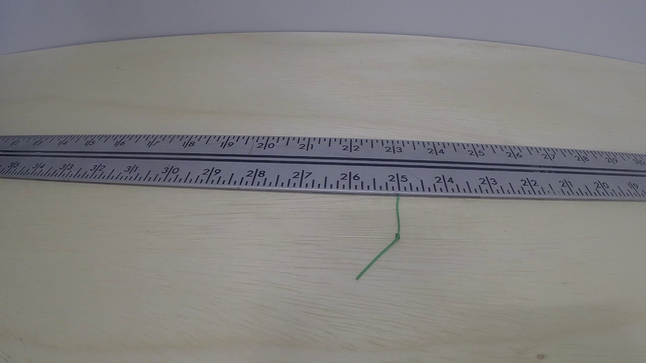 Fluorocarbon Line Stretch Test