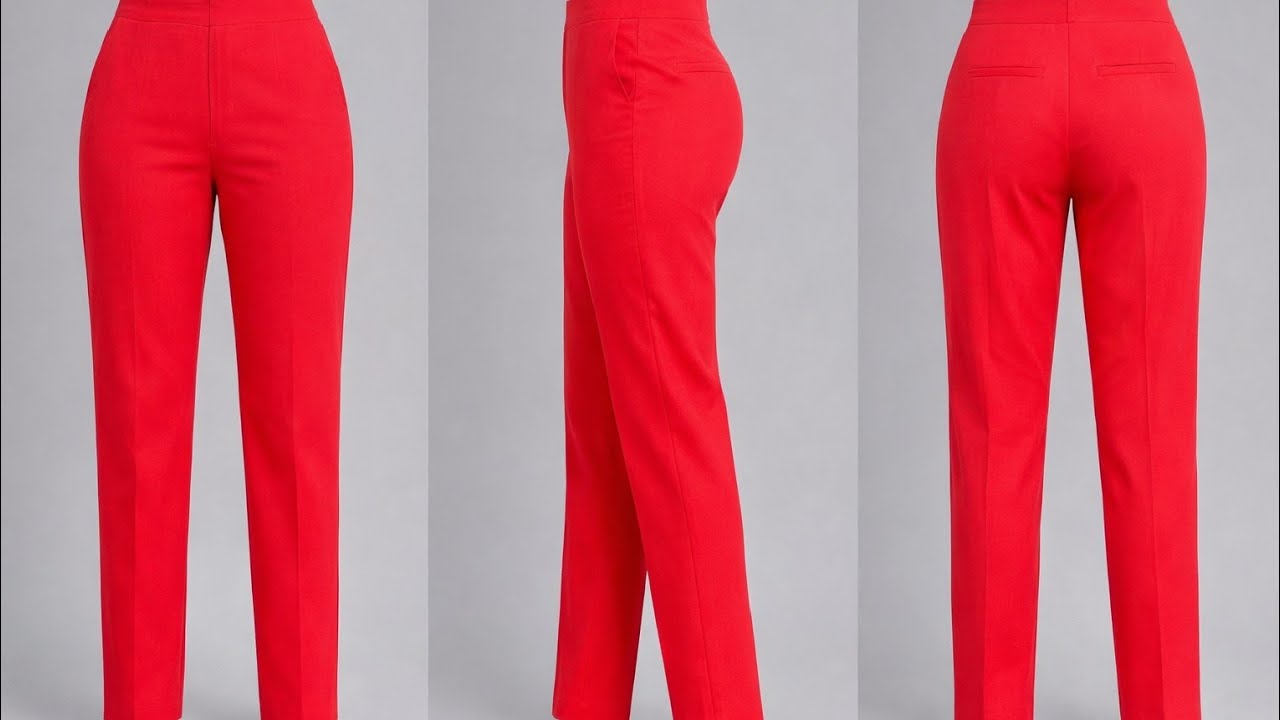 Miyani wali ladies pant cutting & stitching/ रबर वाली बेल्ट के साथ पॉकेट लगाने का तरीका #style #pant