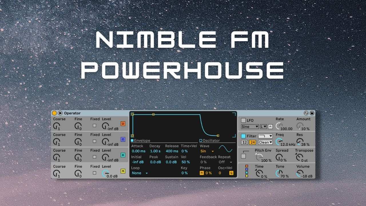 Making A Techno Track With Ableton's Operator Only
