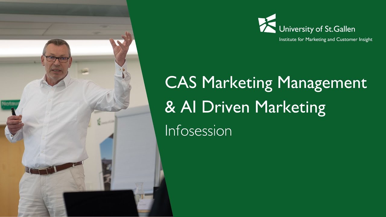 CAS Marketing Management und AI-driven Marketing Infosession