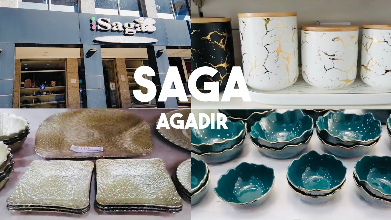 جولة في محل الأواني المميز saga agadir 😍 وأواني جديده أكثر من رائعه يلاهو تشوفو معايا 🏃‍♀️🏃‍♀️