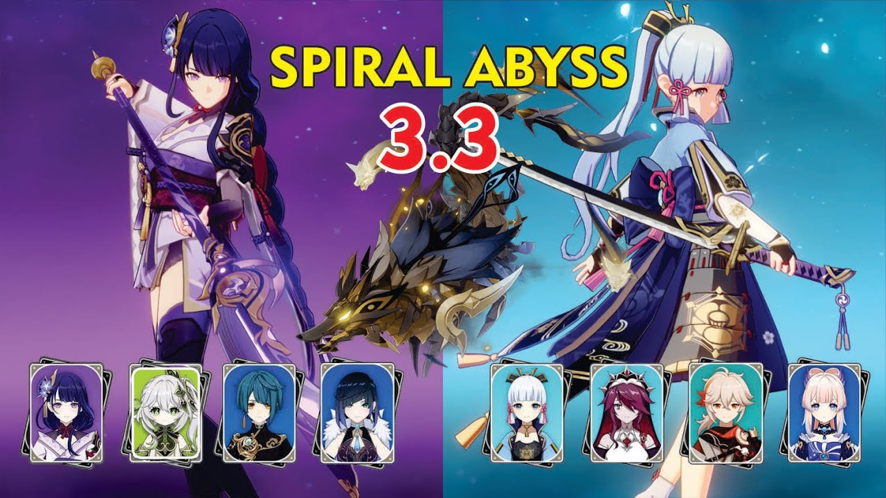 C0 Raiden & C0 Ayaka Spiral Abyss 3.3 Floor 12