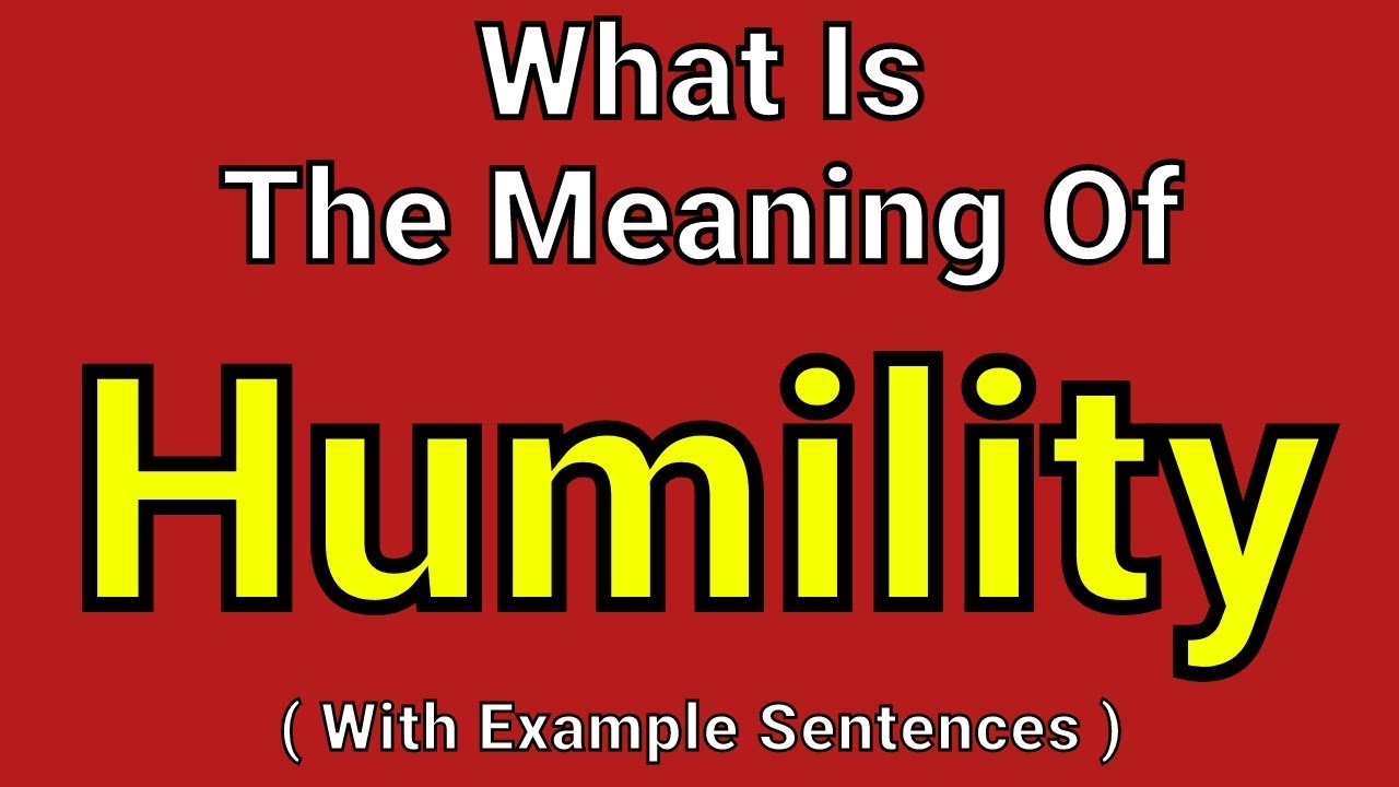 Meaning Of Humility | Humility | English Vocabulary | Most Common Words in English
