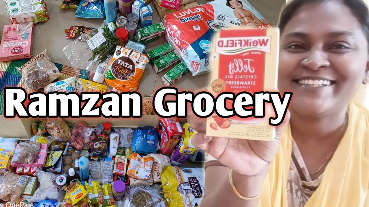 Ramadan 1st Grocery Haul ❤️ Naziya shaikh grocery Haul