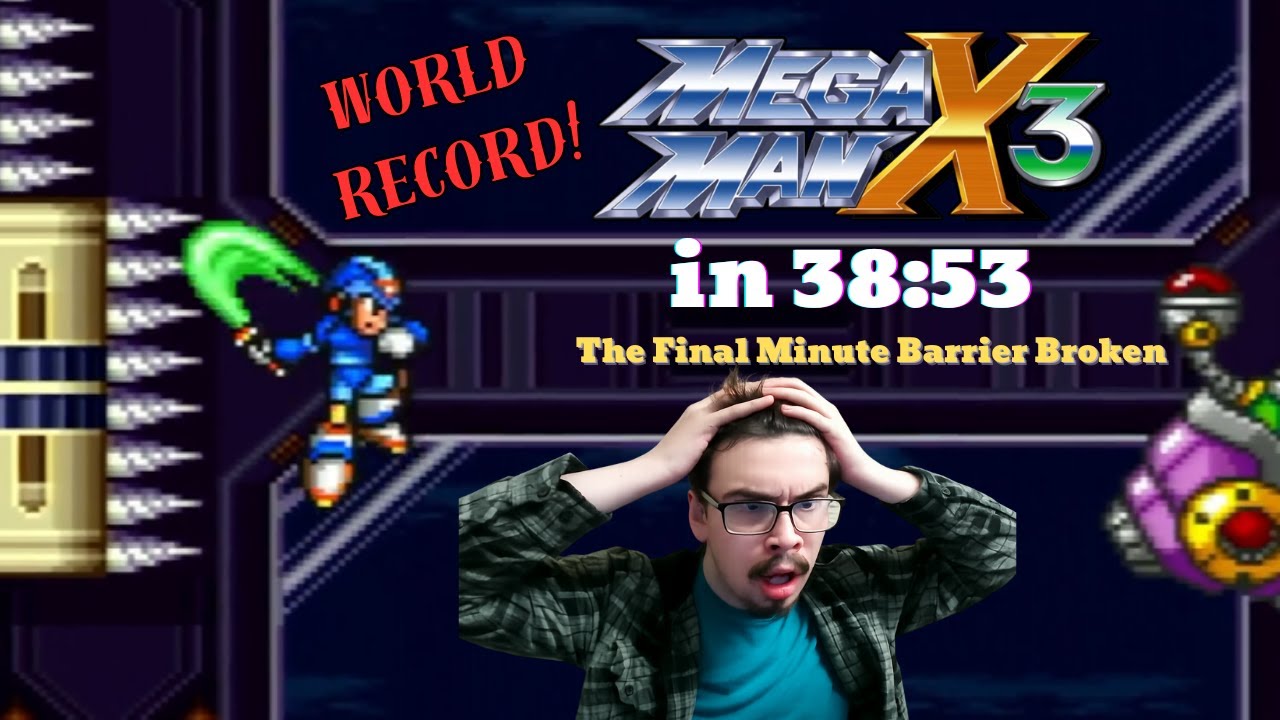 ロックマンX3 Any% スピードラン 38:53.6 (世界記録)