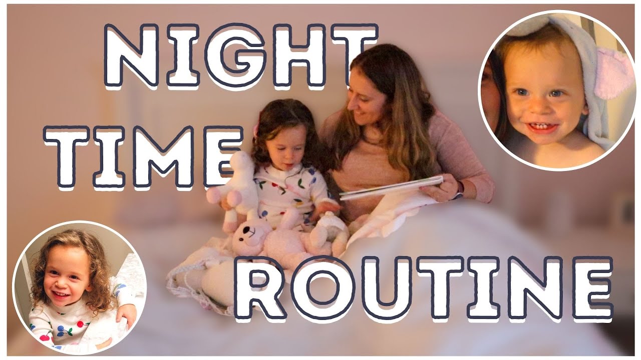 NIGHT TIME ROUTINE WITH TODDLERS | Evenings at our home | Bedtime routine with 2 kids 3 and under