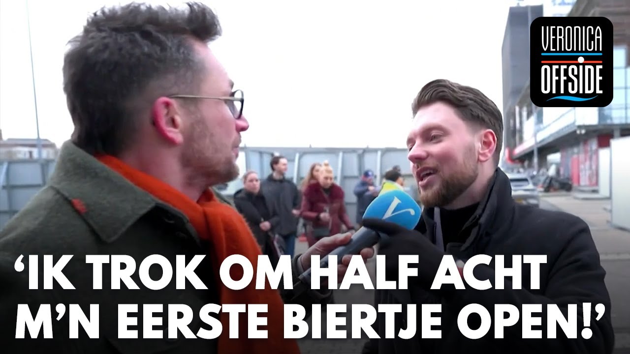 Tom Staal polst sfeer rondom Klassieker: 'Ik trok om half acht m'n eerste biertje open!'