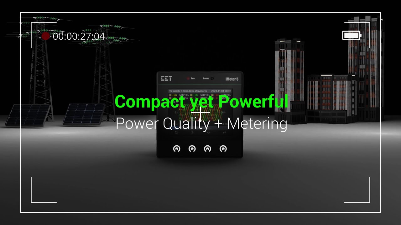 CET - The iMeter 5 Advanced Modular Power Quality Analyzer - a PQA and Metering in one unit!