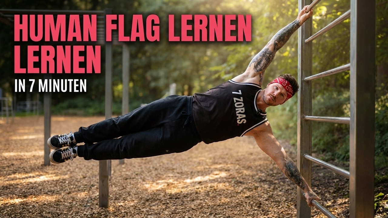 Human Flag einfach lernen in 7 Minuten?! Wir gehen direkt rein!