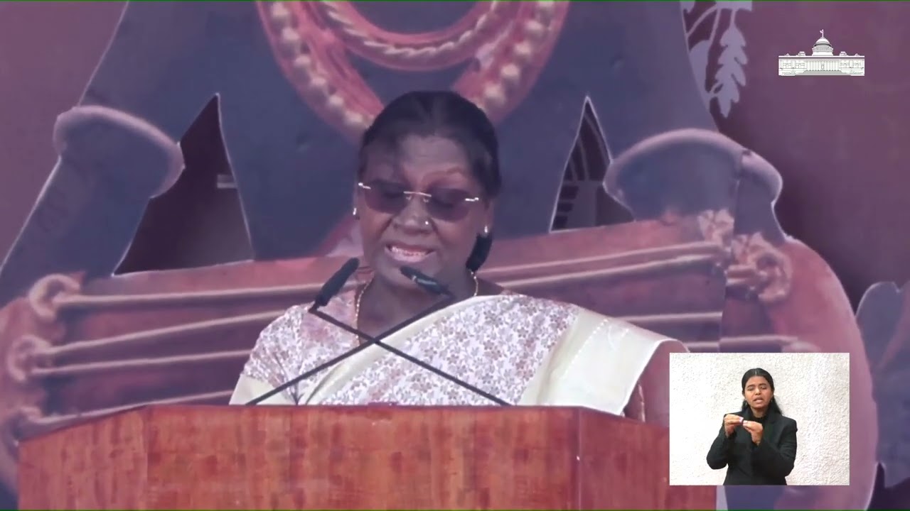 President Droupadi Murmu addressed the ‘Bastar Pandum 2026’ festival at Jagdalpur, Chhattisgarh