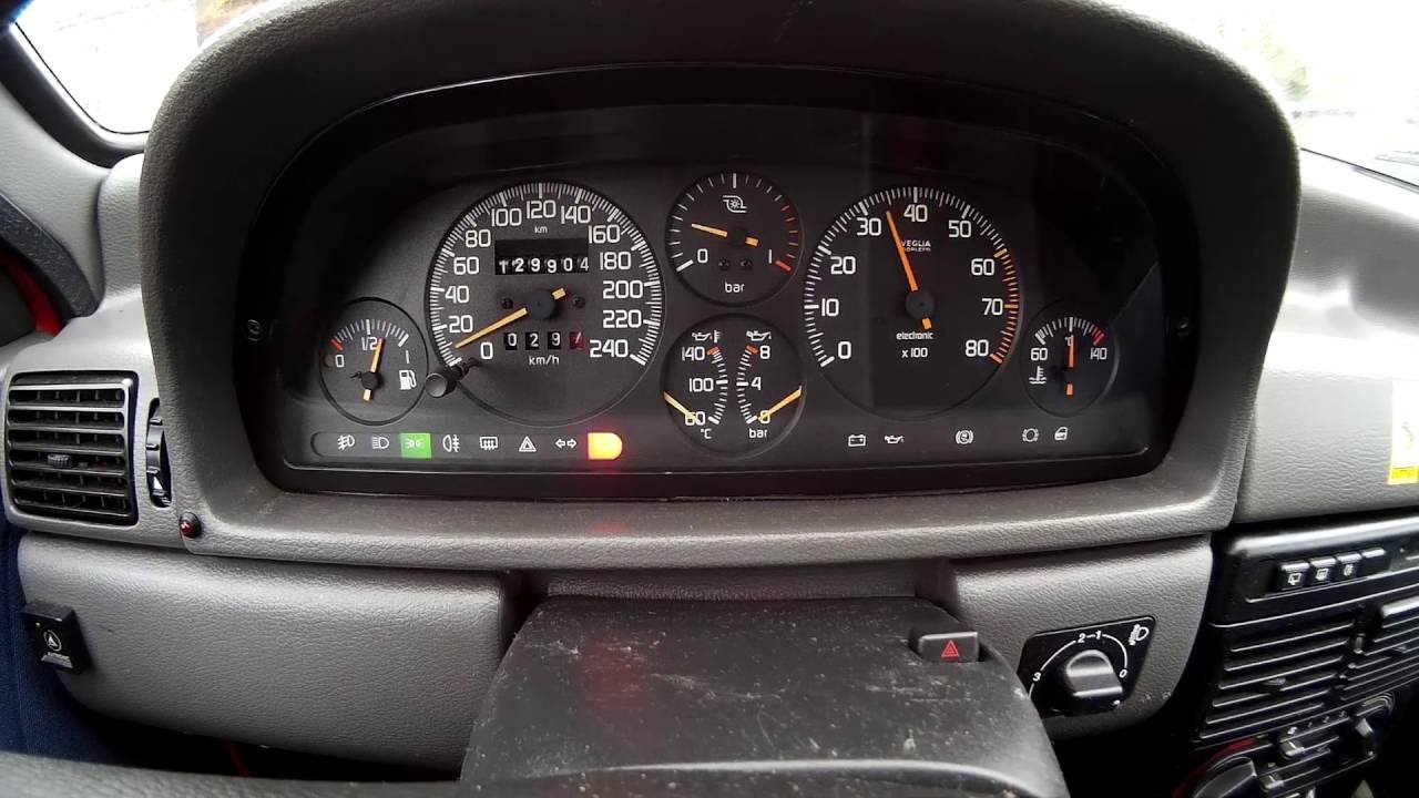 Fiat Uno Turbo Speedometer