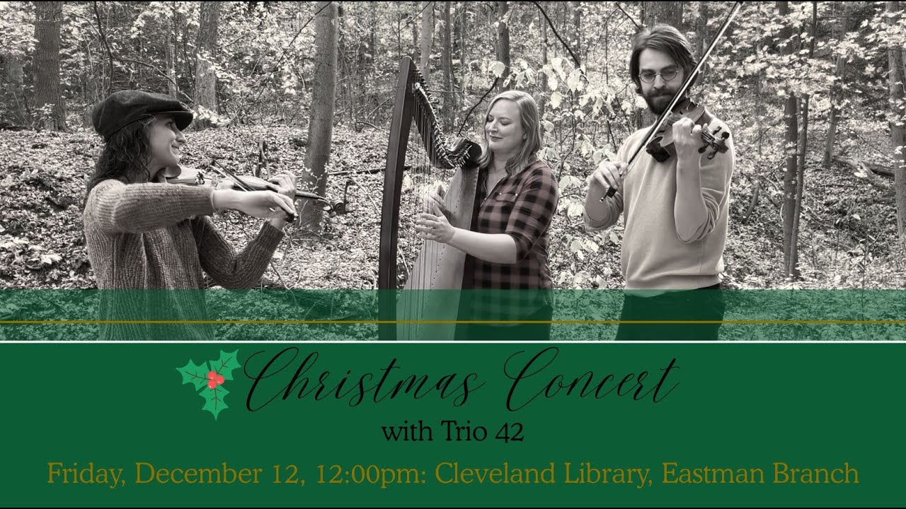 Trio 42 Christmas Concert - Dec 12, 12pm Eastern