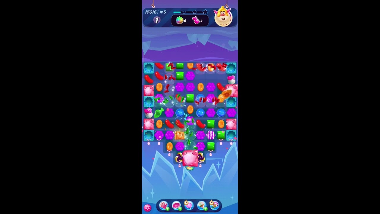 Candy Crush Saga level 17616 pesadilla