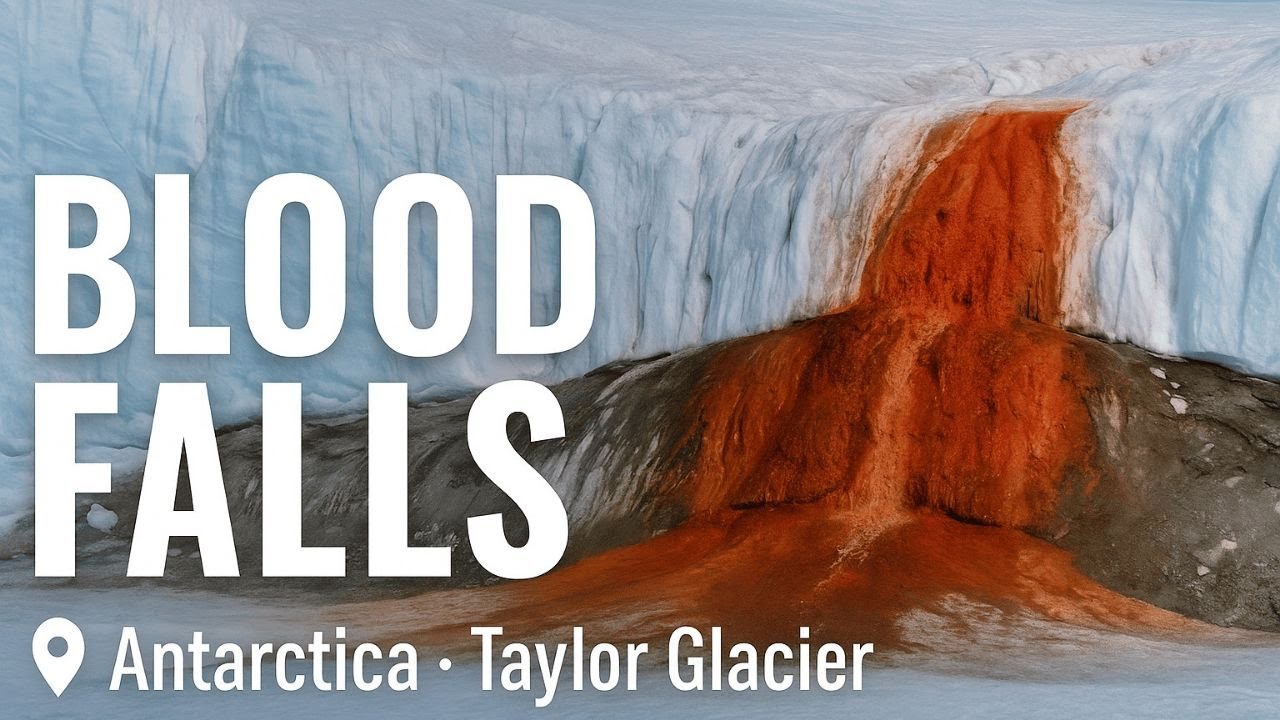 Antarctica: Blood Falls at Taylor Glacier &mdash; The Red Waterfall Explained | Earth2Sky Tv